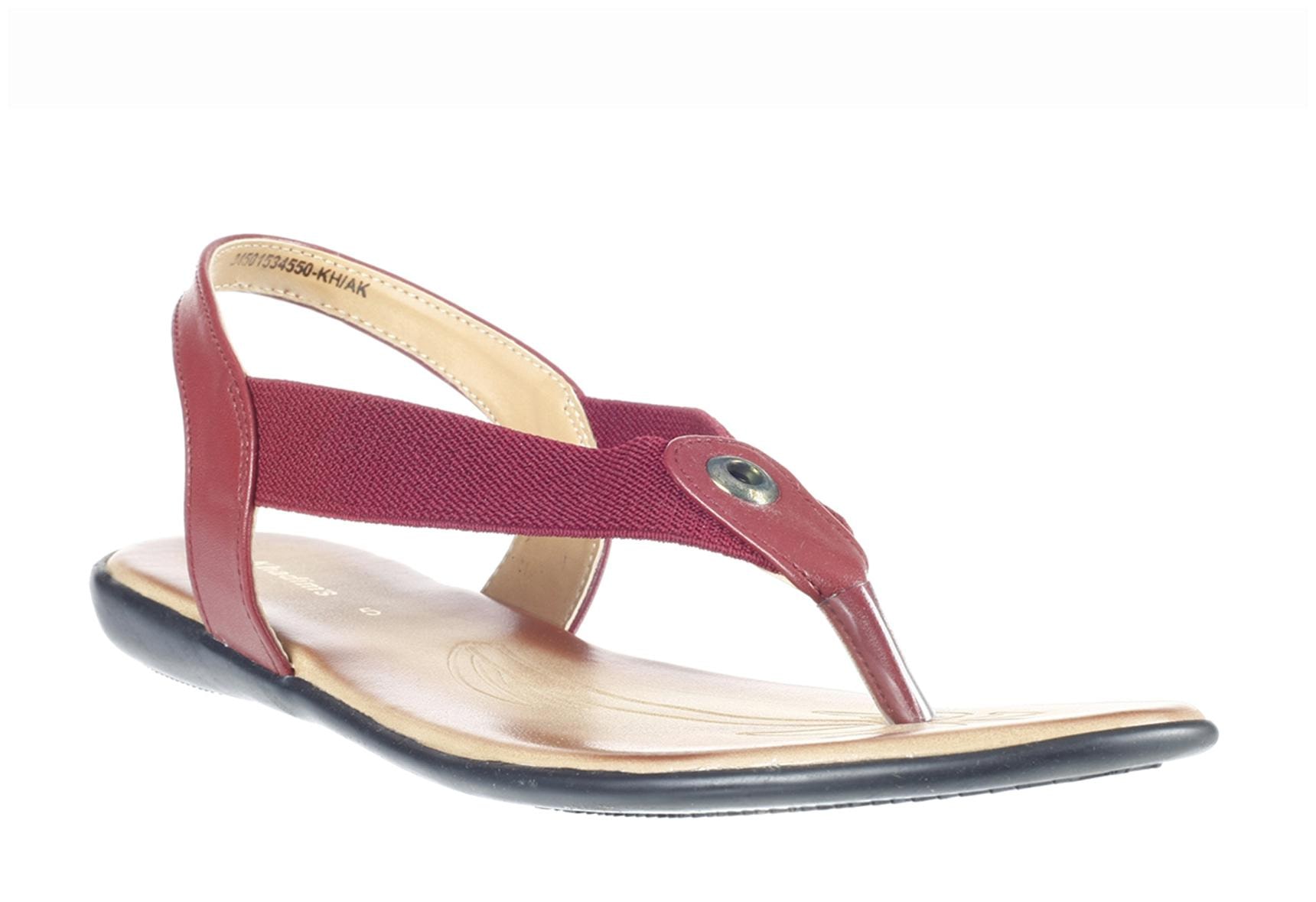 

Khadim s Women Red Open Toe Flats