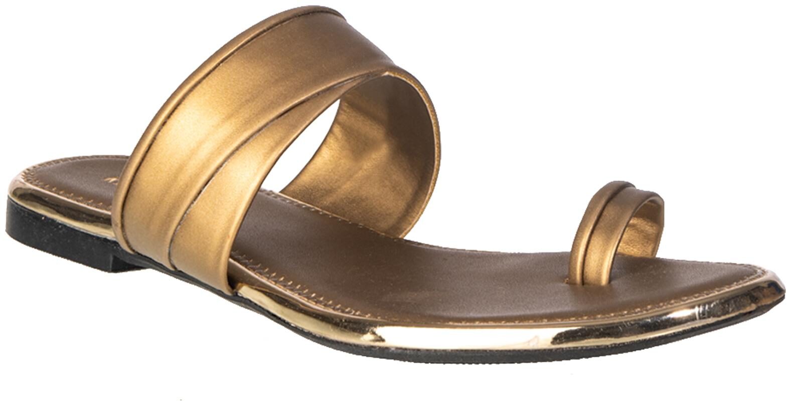 

Khadim s Women Brown One Toe Flats