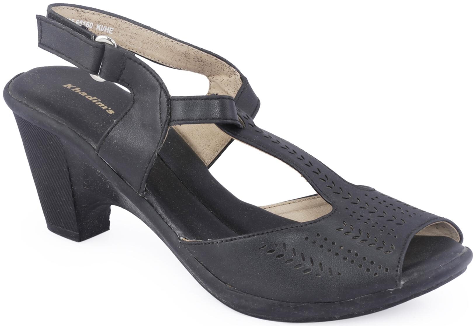 

Khadim s Women s Black Heel Sandal