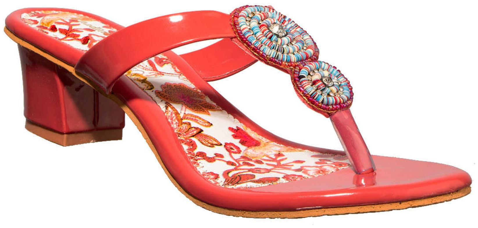 

Khadim s Women Pink Casual Heel Sandal