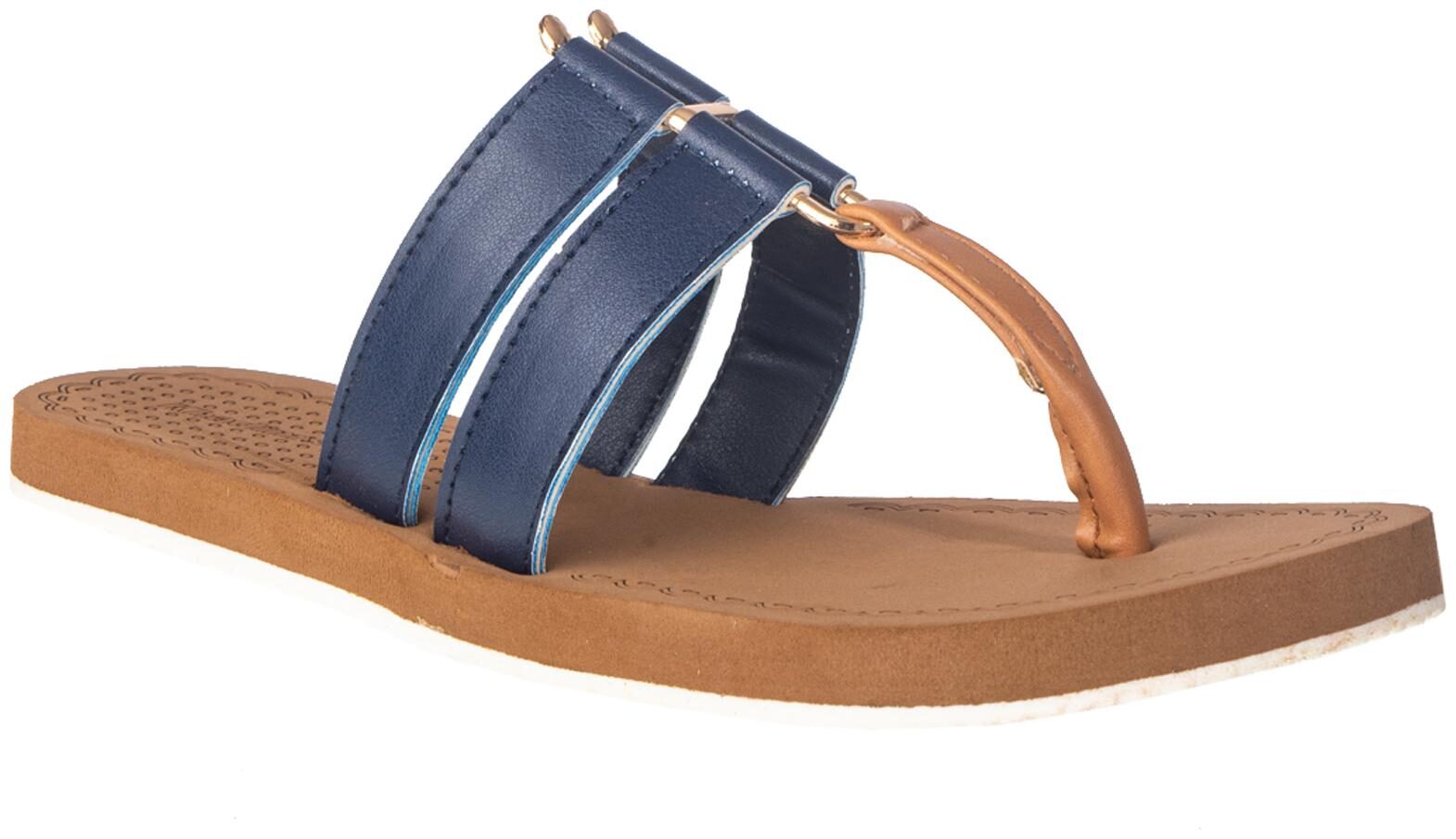 

Khadim s Women Navy Blue One Toe Flats