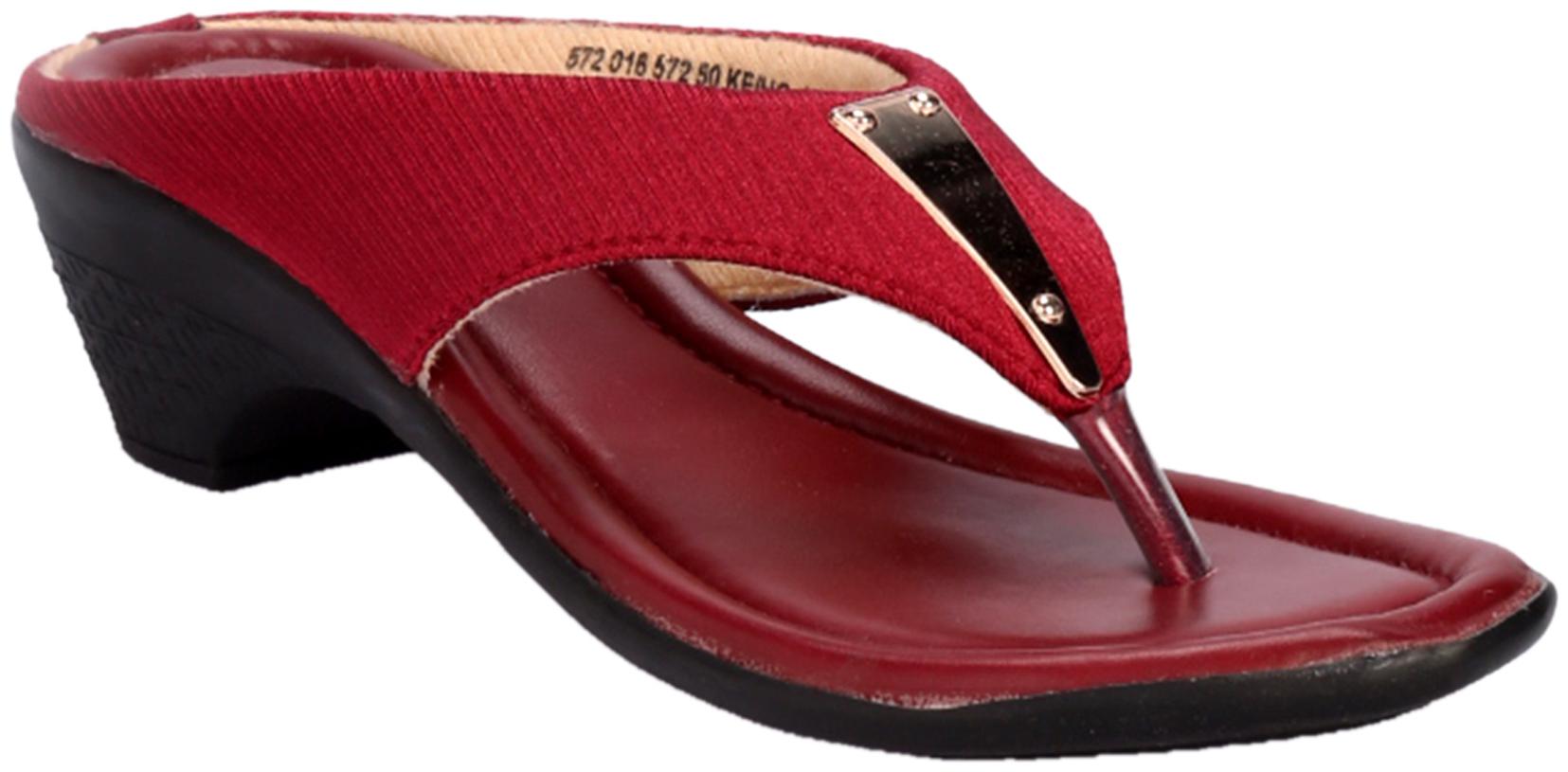 

Khadim s Women Red Casual Heel Sandal
