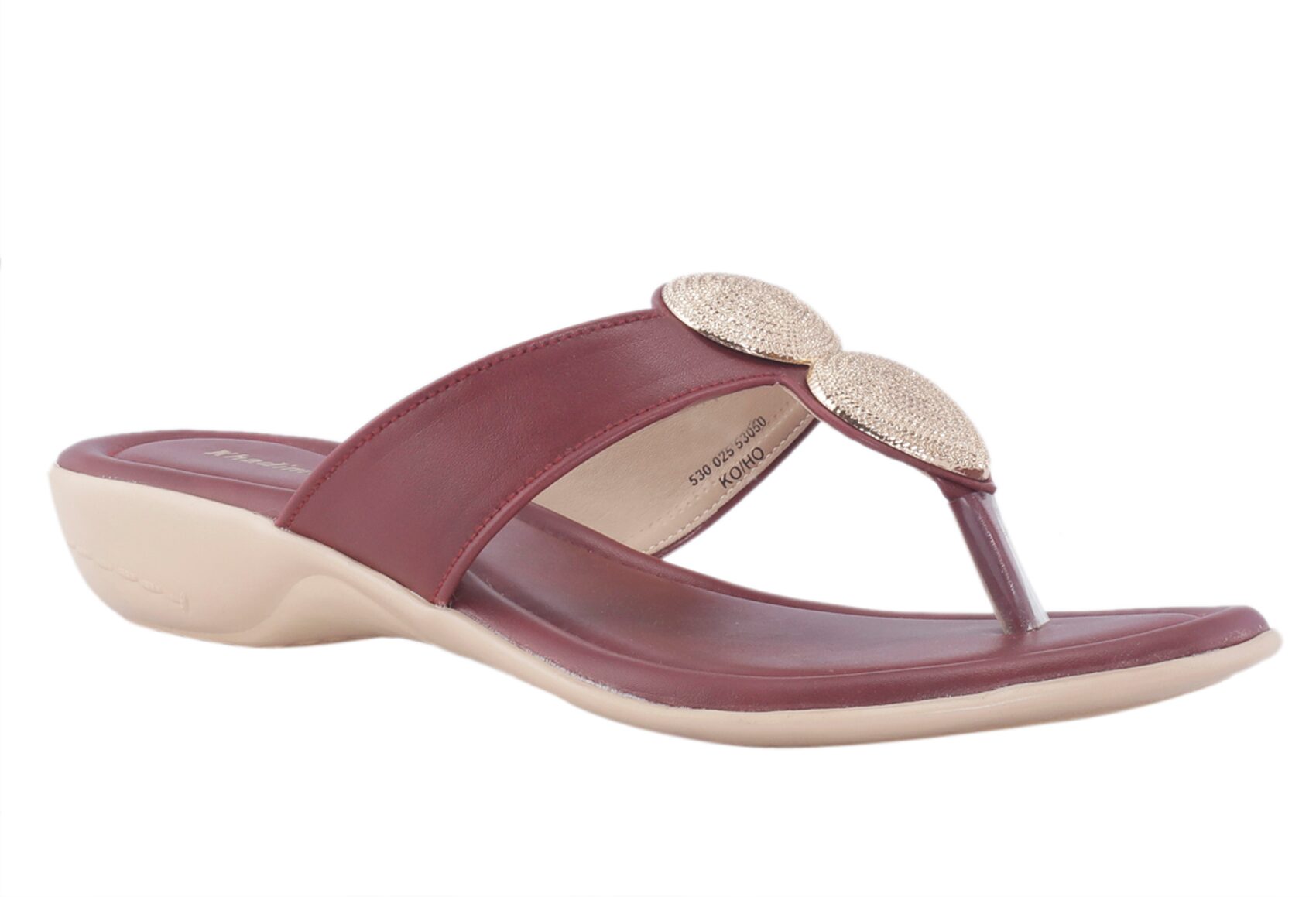 

Khadim s Women Maroon Sandals