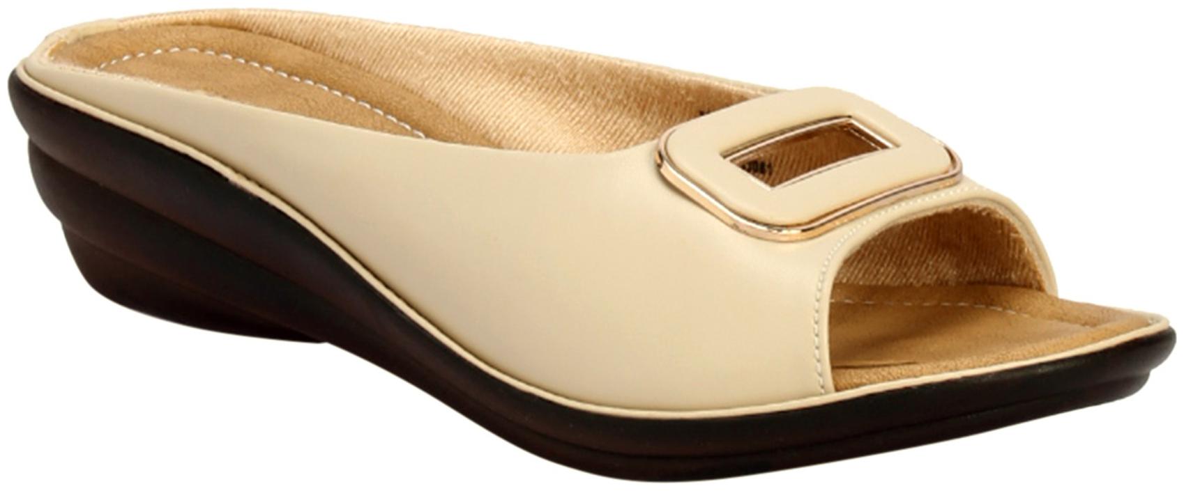 

Khadim s Women Beige One Toe Flats