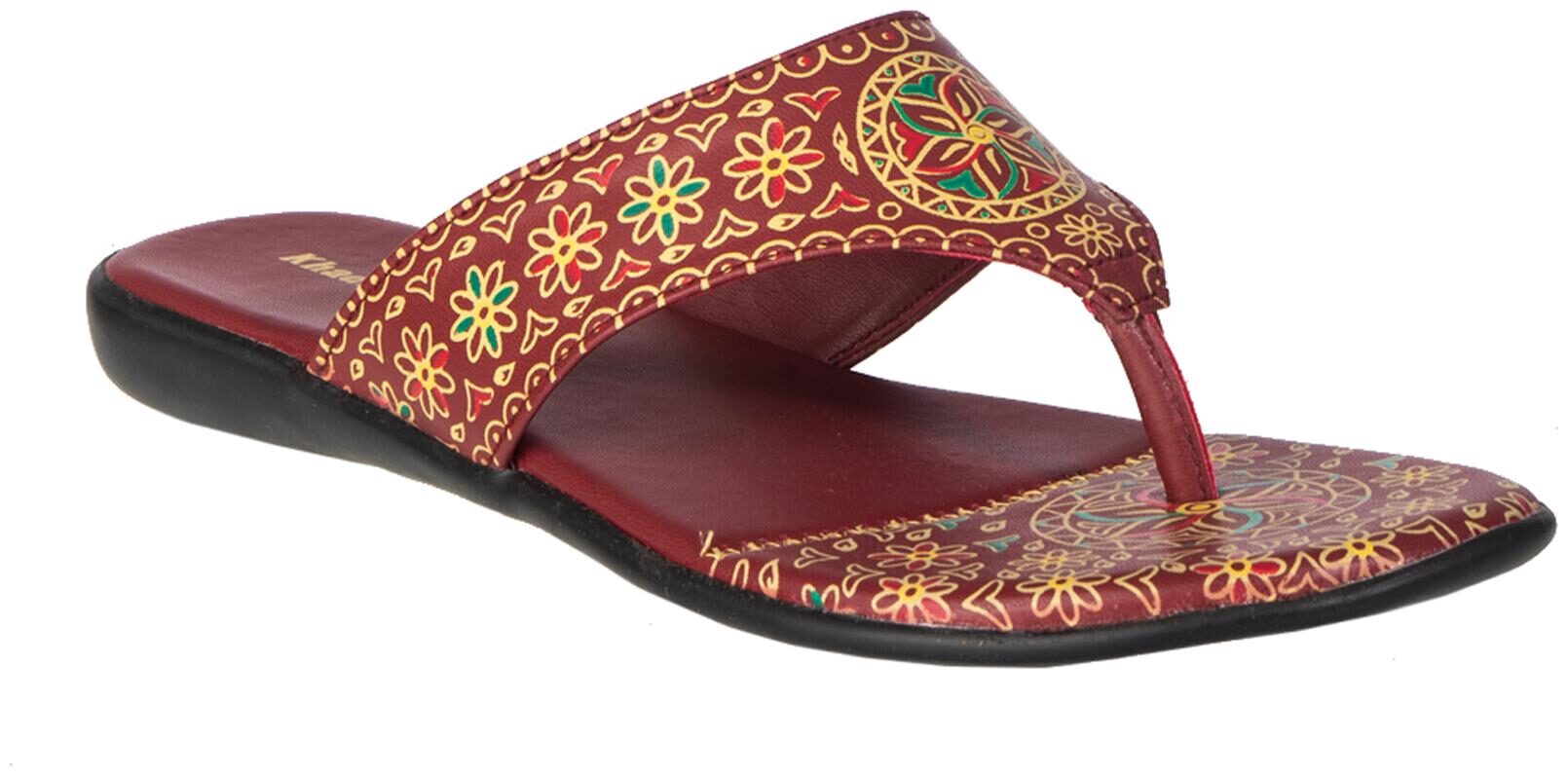 

Khadim s Women Maroon Ethnic Flats