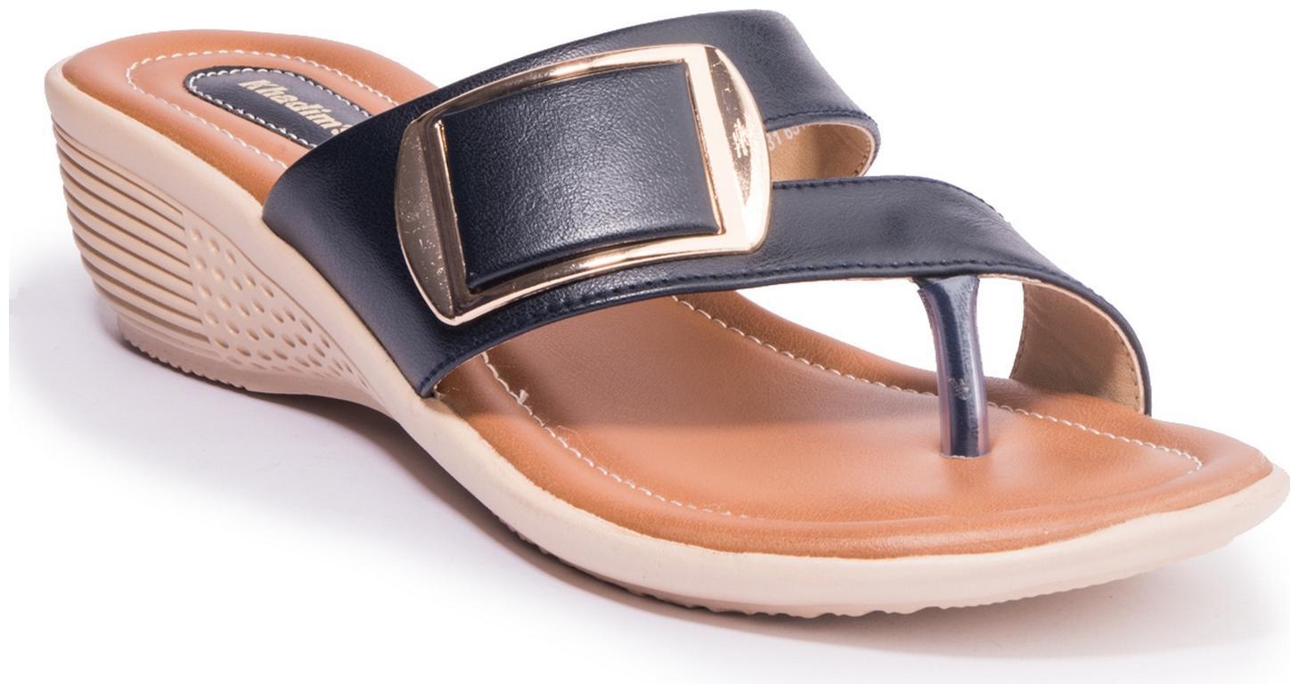 

Khadim s Women Blue Open Toe Flats