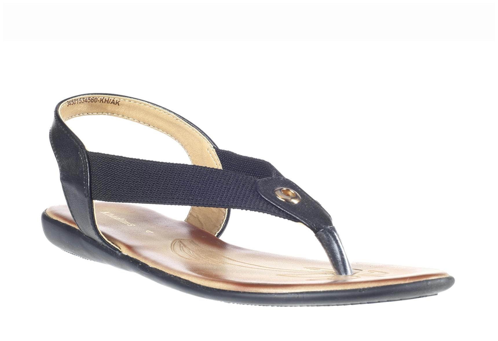 

Khadim s Women Black Open Toe Flats