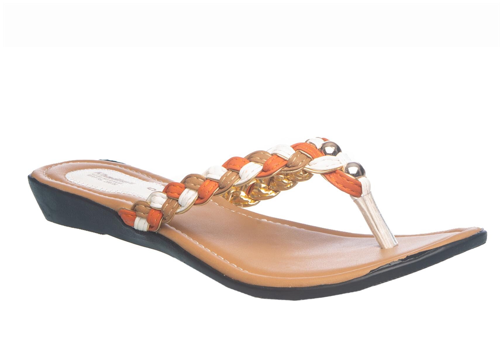

Khadim s Women Orange Sandals