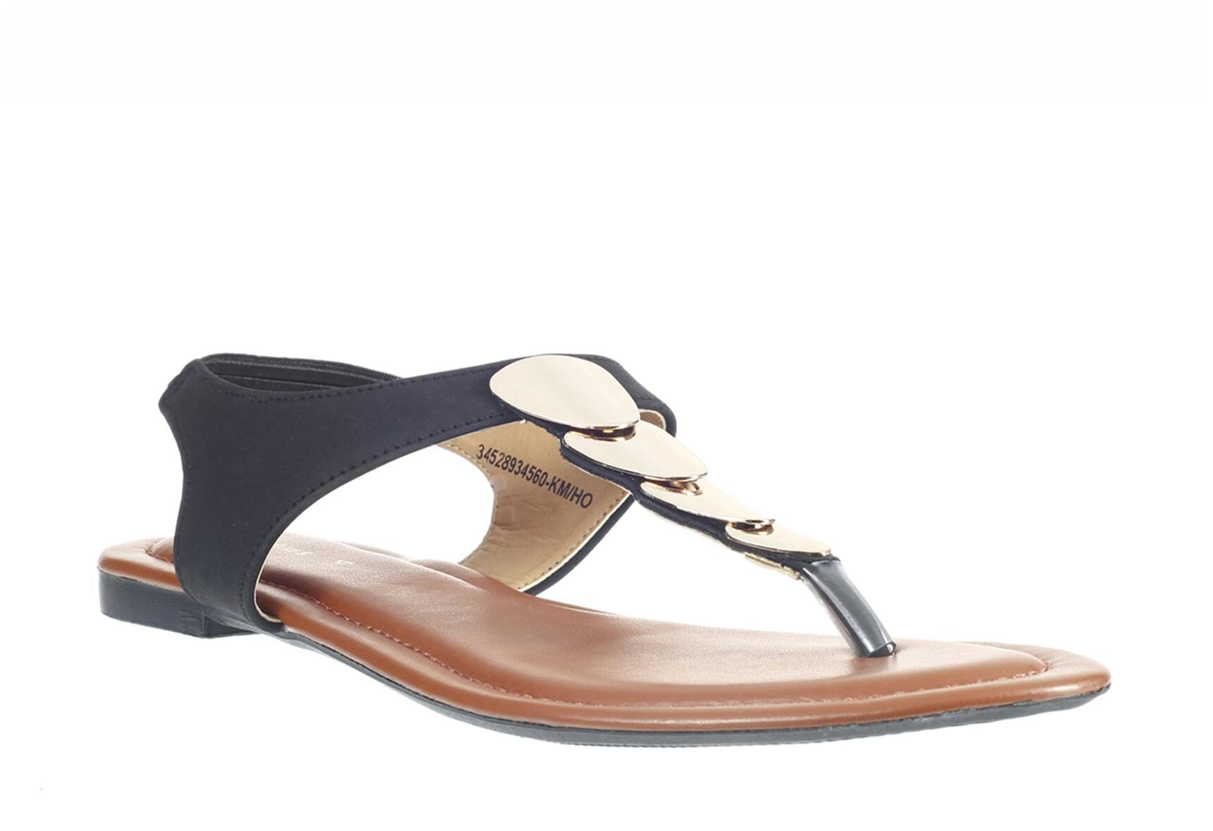

Khadim s Women Black Open Toe Flats