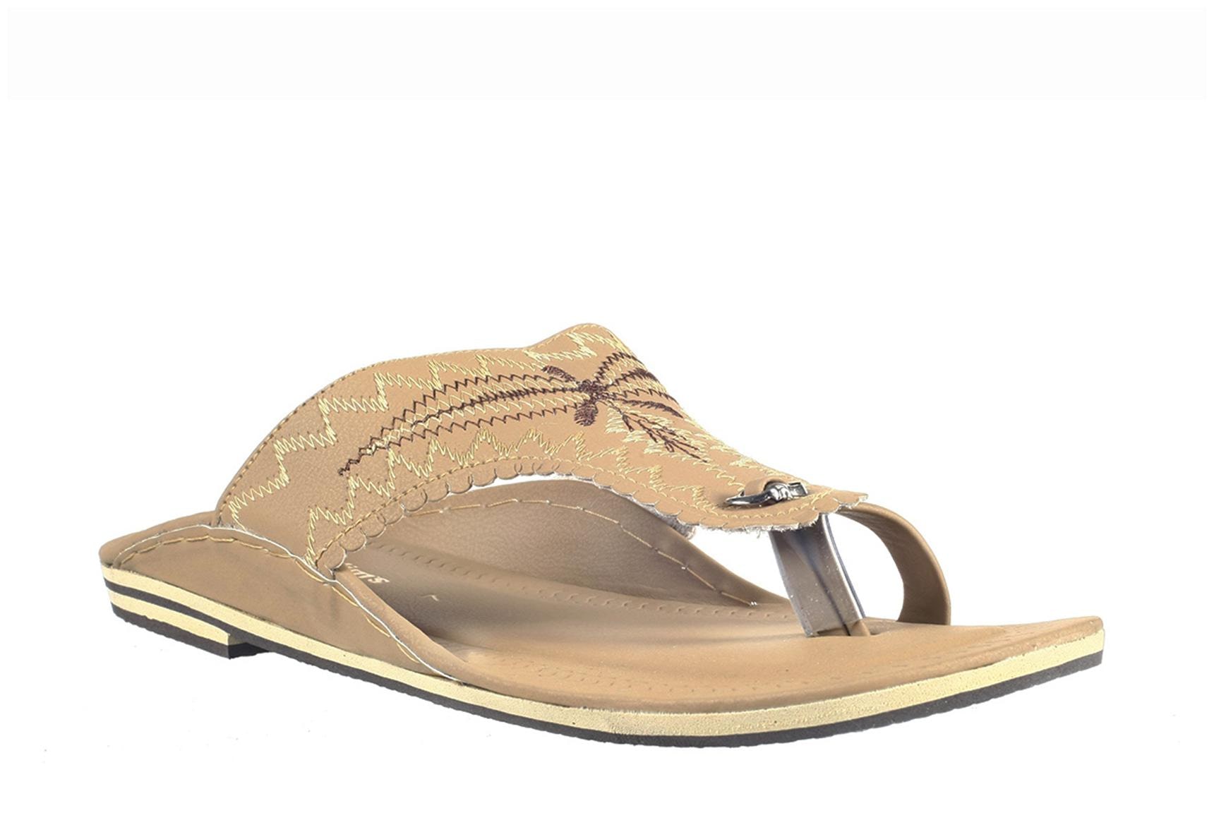 

Khadims Men Tan Ethnic Kolhapuri Sandal