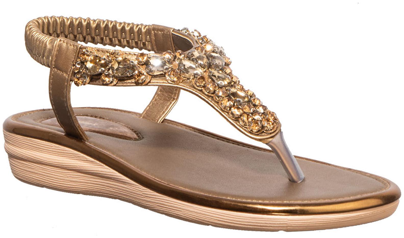 

Khadim s Women Brown T-Strap Flats