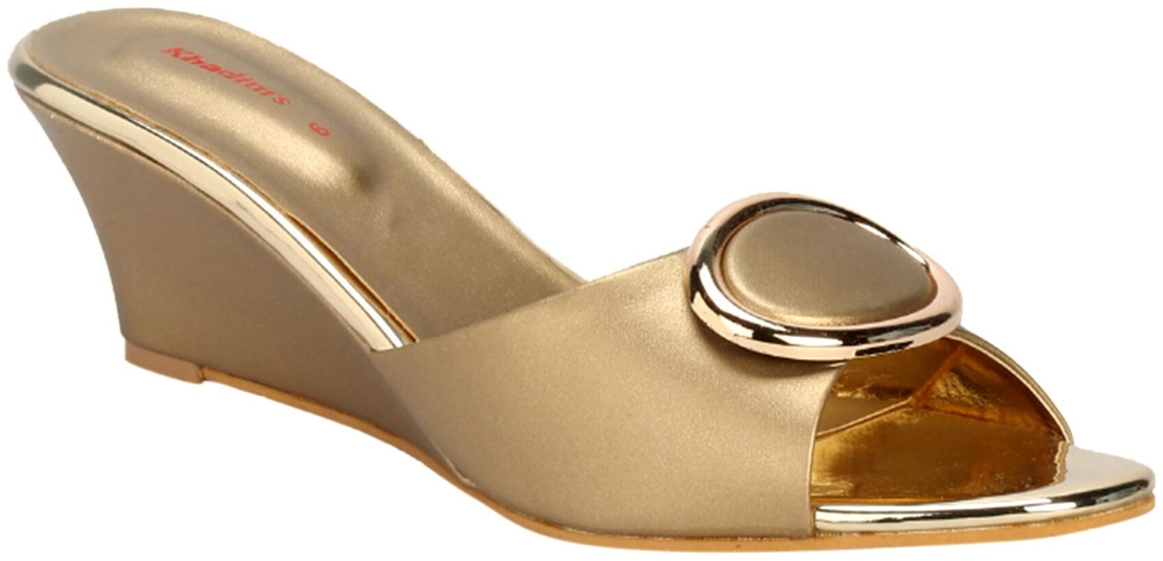 

Khadim s Women Gold Wedges