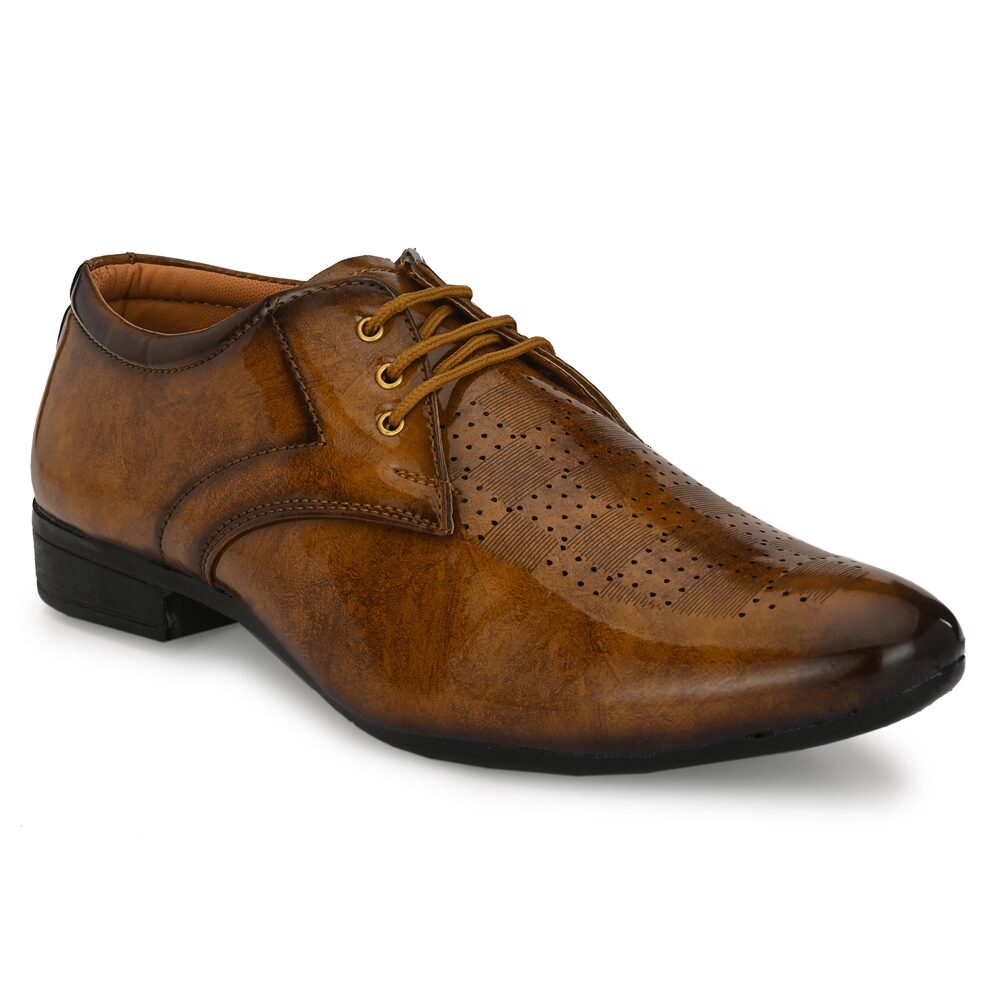 

KIATU Men Tan Brogues Formal Shoes - KT-1206