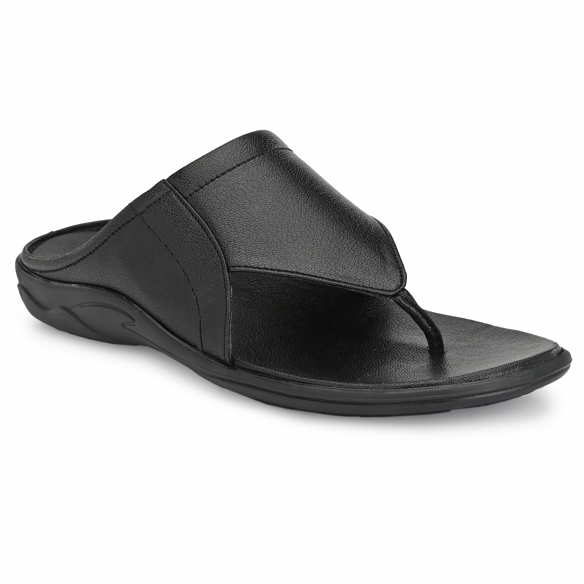 

KIATU Men Black Flip-Flops - 1 Pair