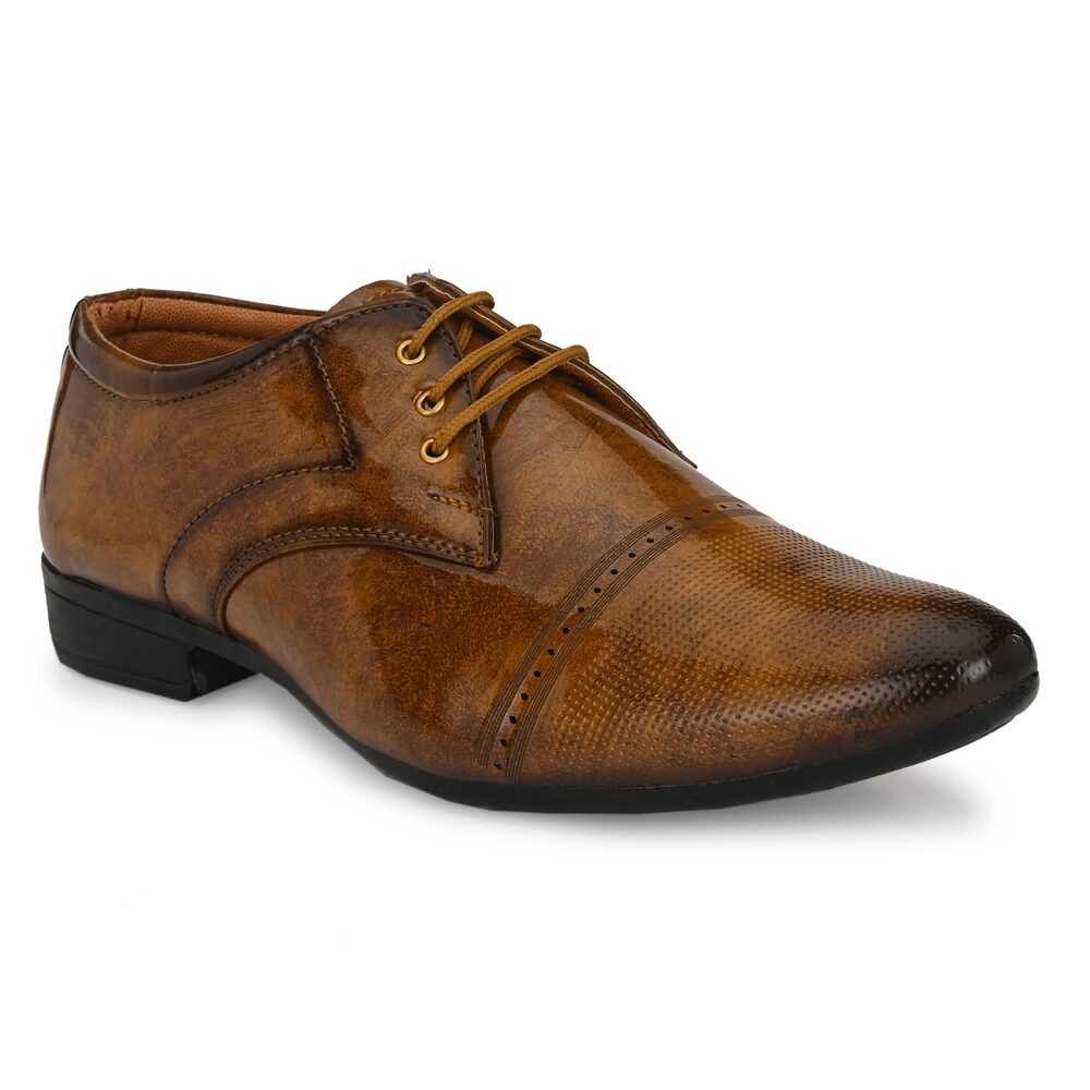 

KIATU Men Tan Brogues Formal Shoes - KT-1205