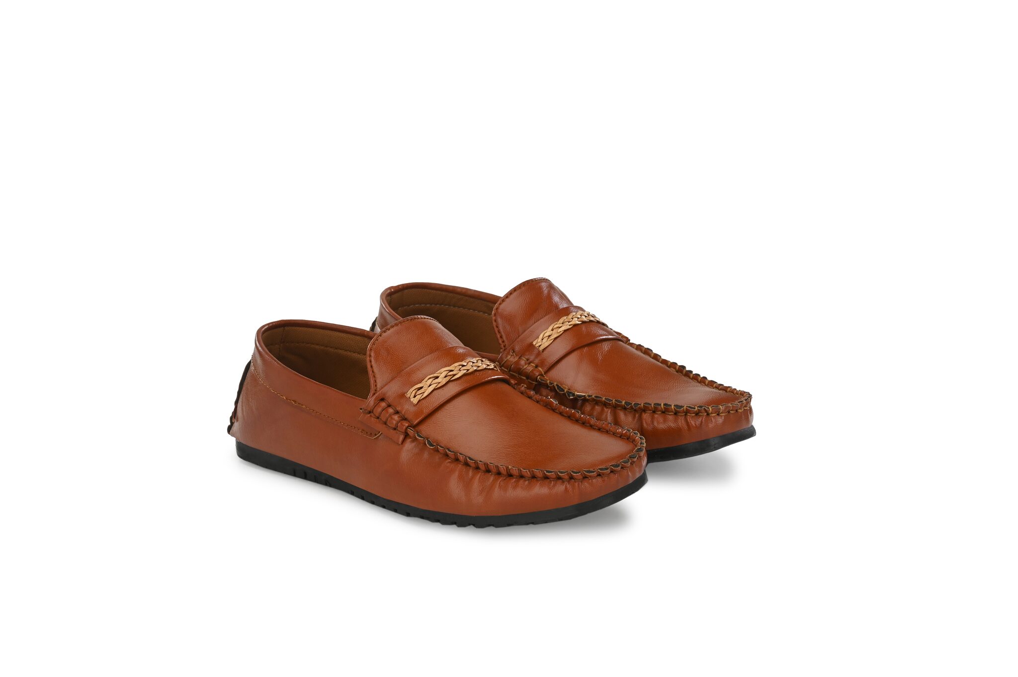 

KIATU Men Tan Loafers - KT-3102