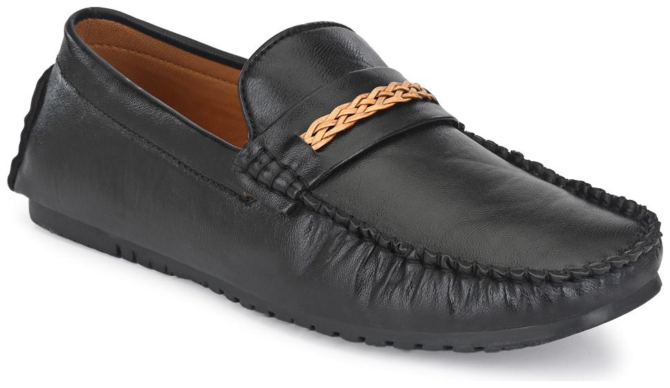 

KIATU Men Black Loafers - KT-3102