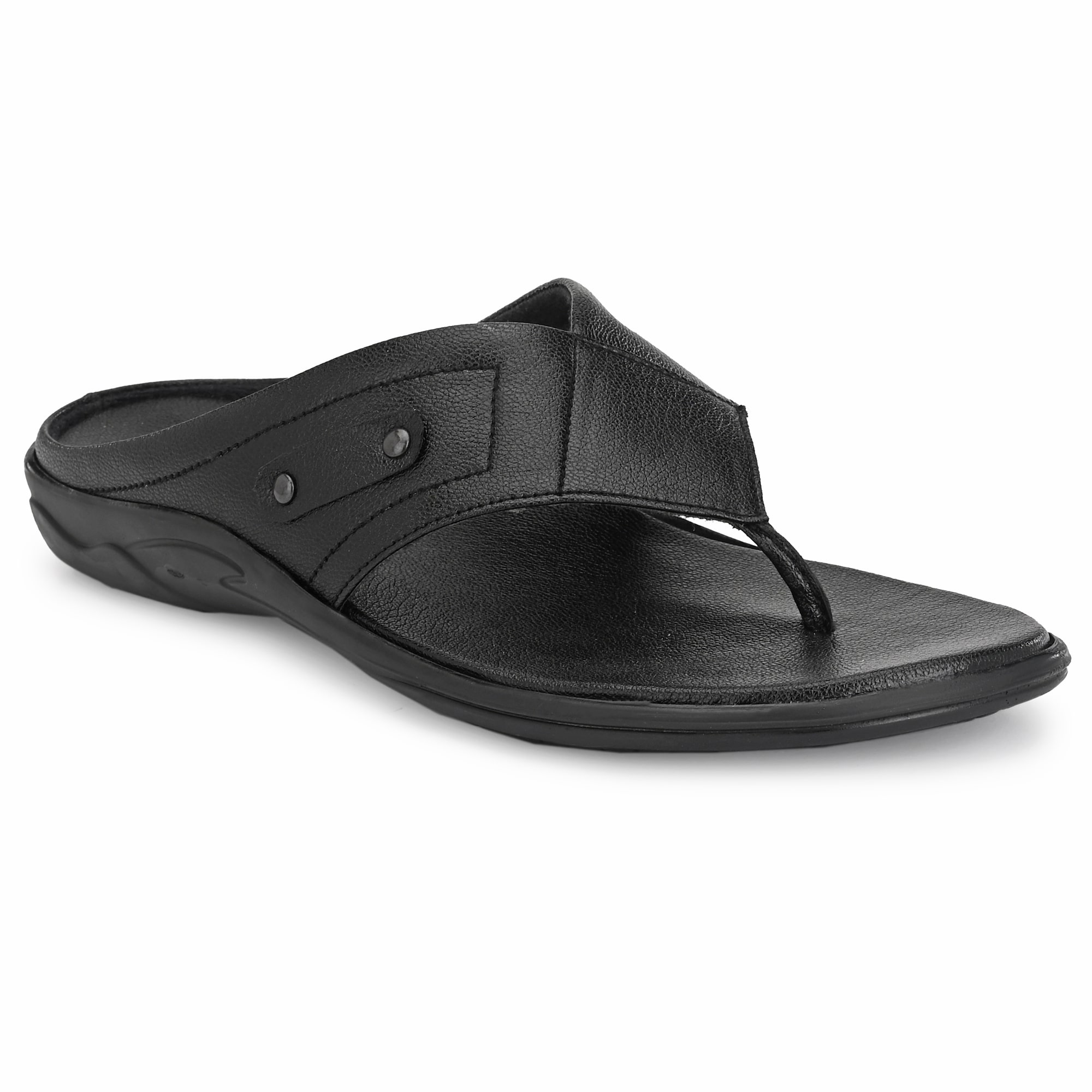 

KIATU Men Black Flip-Flops - 1 Pair