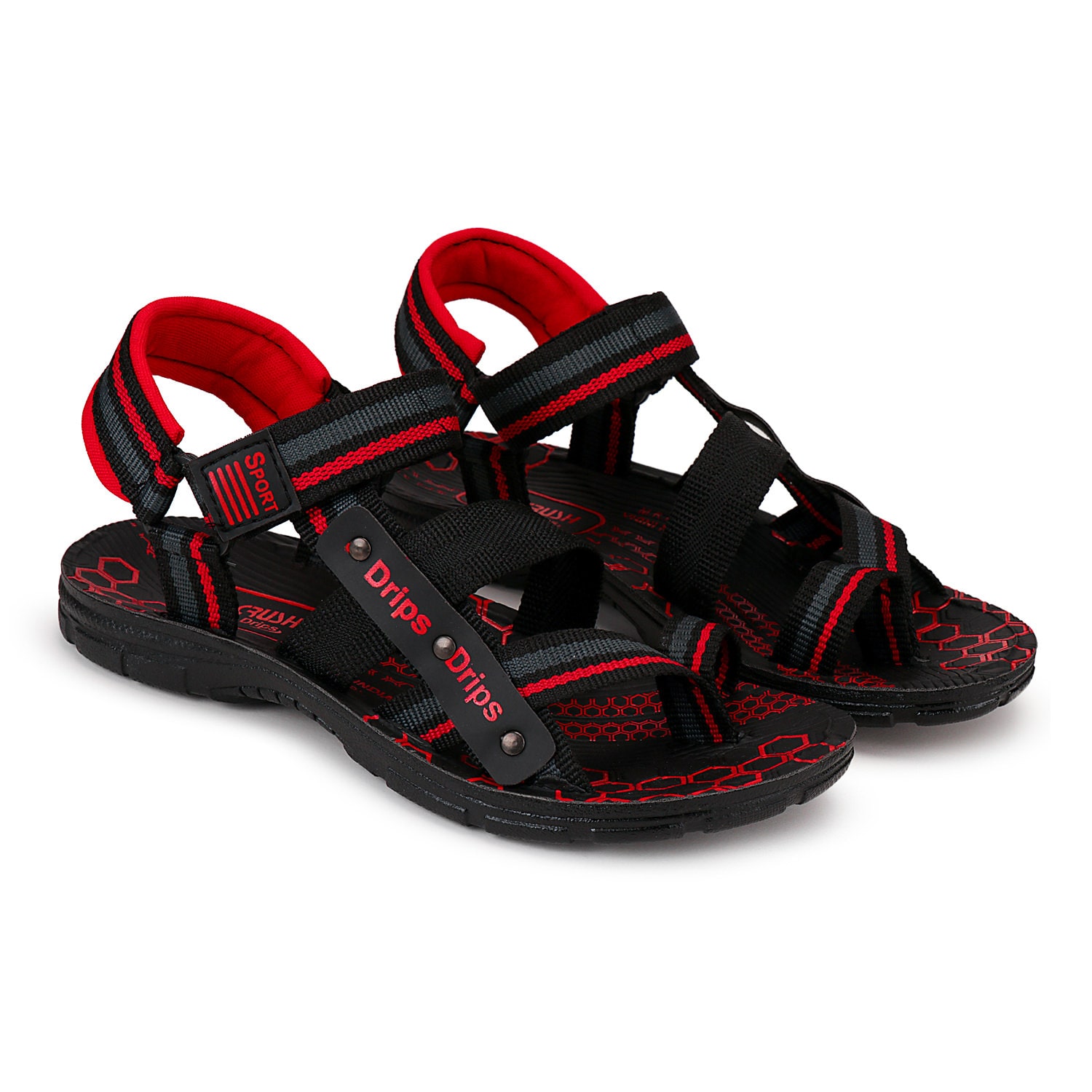 

KINAX Men Black Floaters