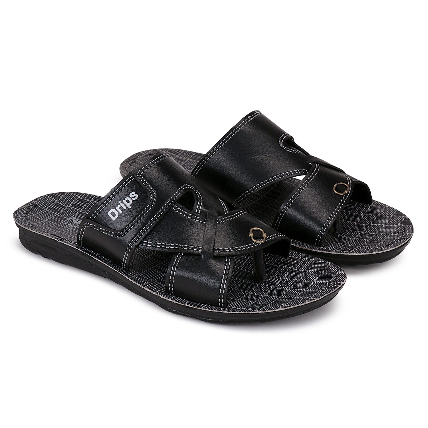 

Kinax Men s Black Outdoor Slippers