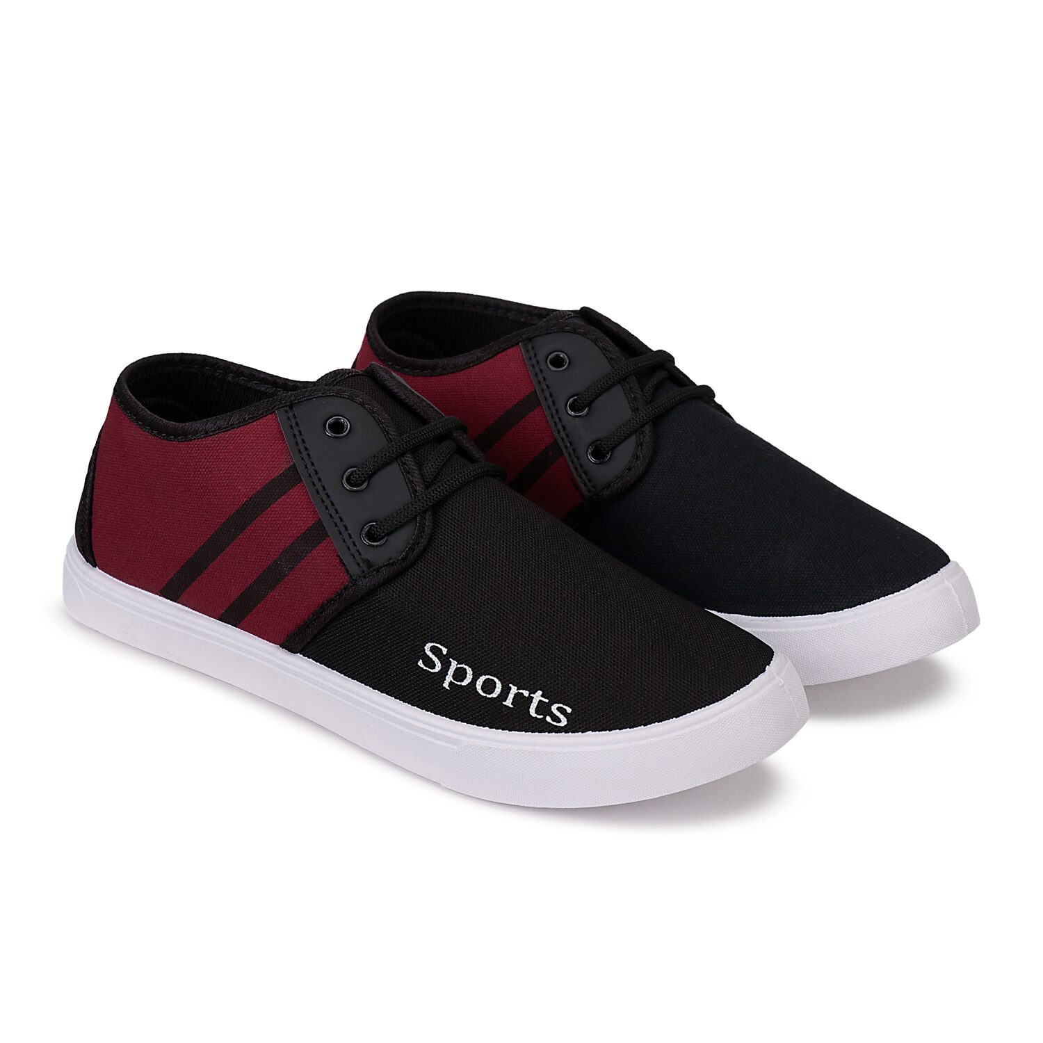 

KINAX Men Black Maroon Sneakers