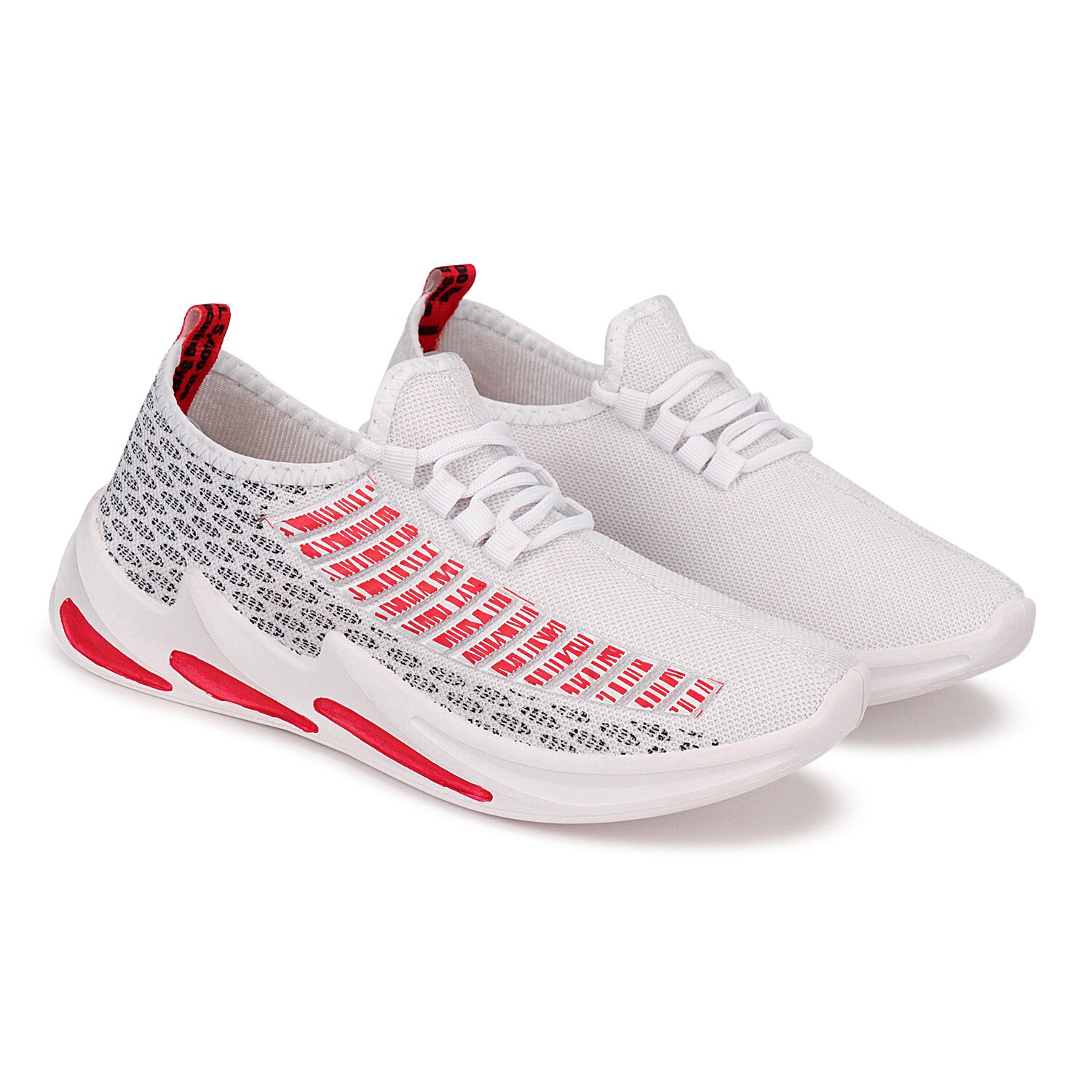 

KINAX Men sports shoes Running Shoes ( White )