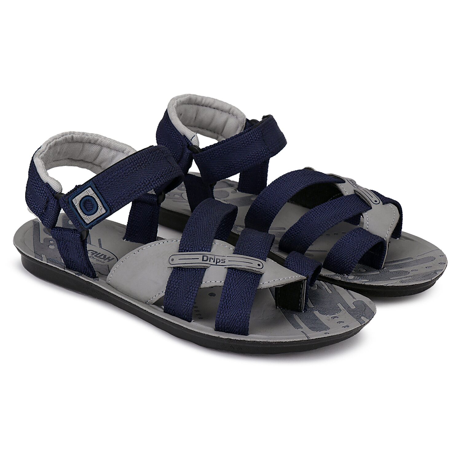 

KINAX Men Navy Blue Floaters