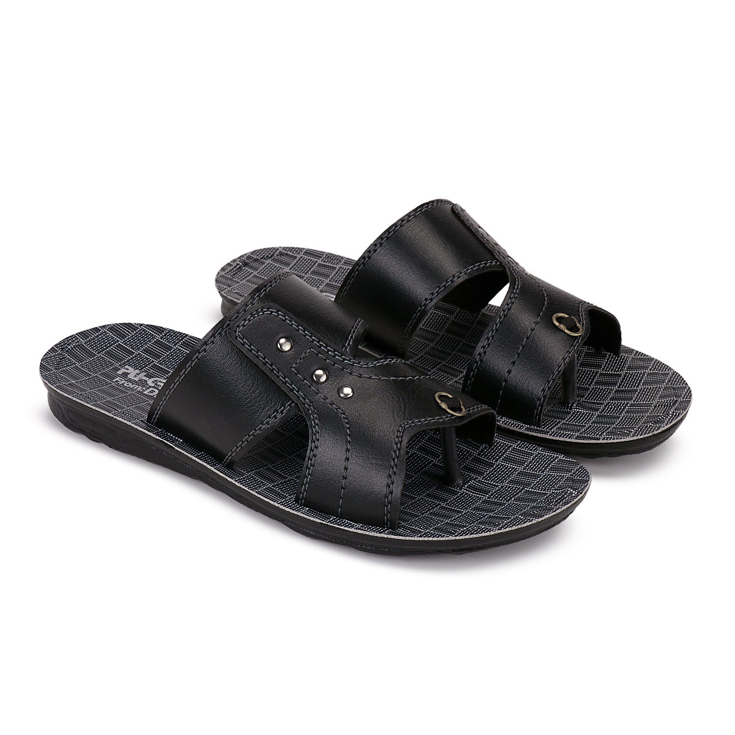 

Kinax Men s Black Outdoor Slippers