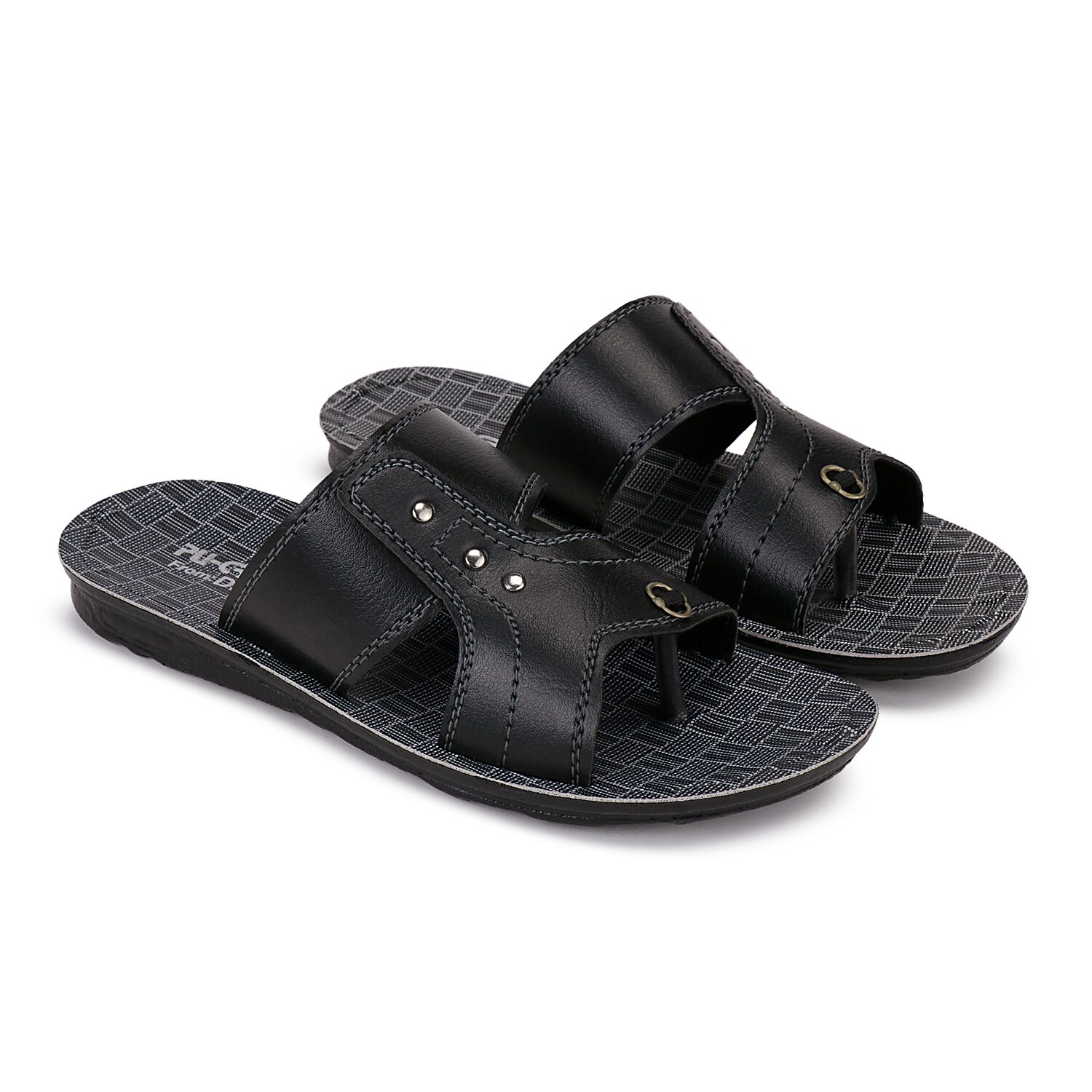 

Kinax Men s Black Outdoor Slippers