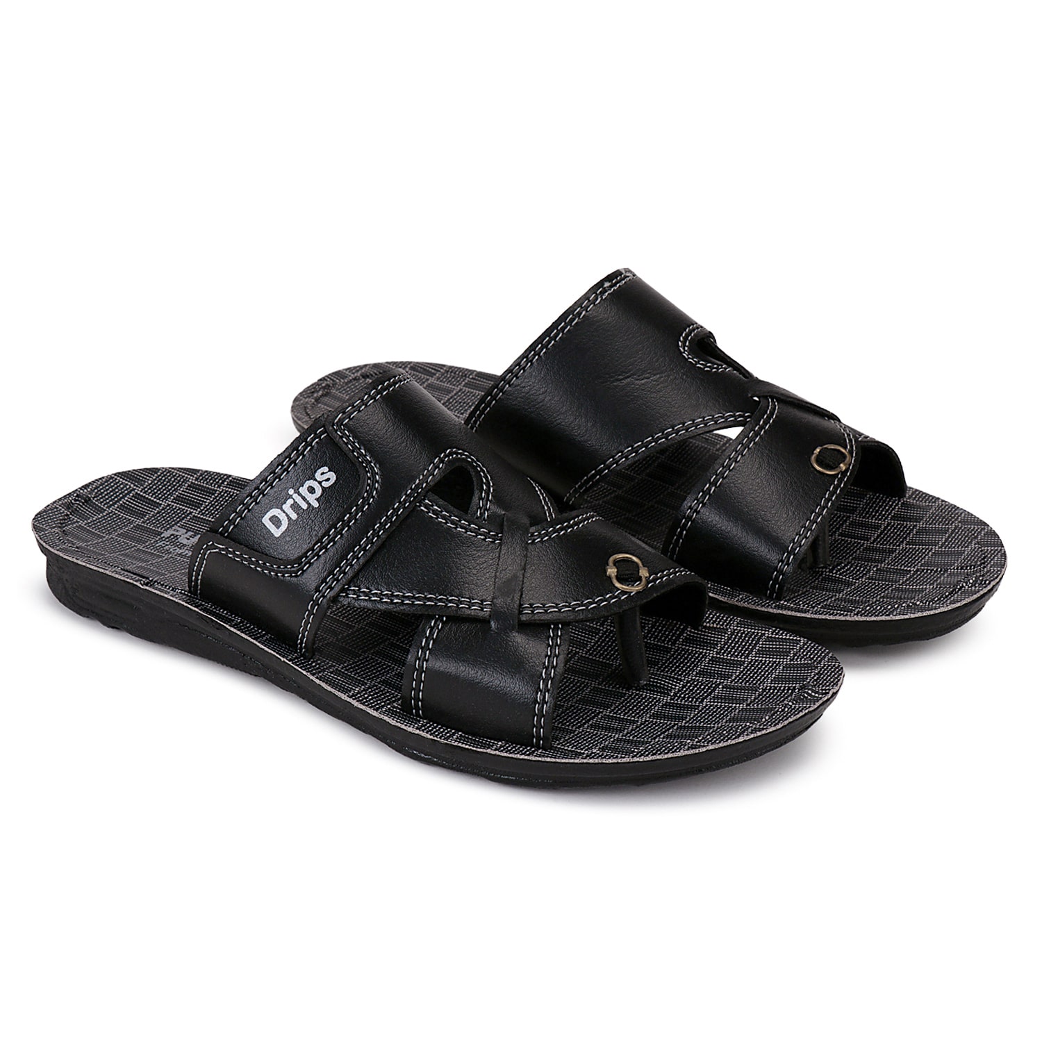 

Kinax Men s Black Outdoor Slippers