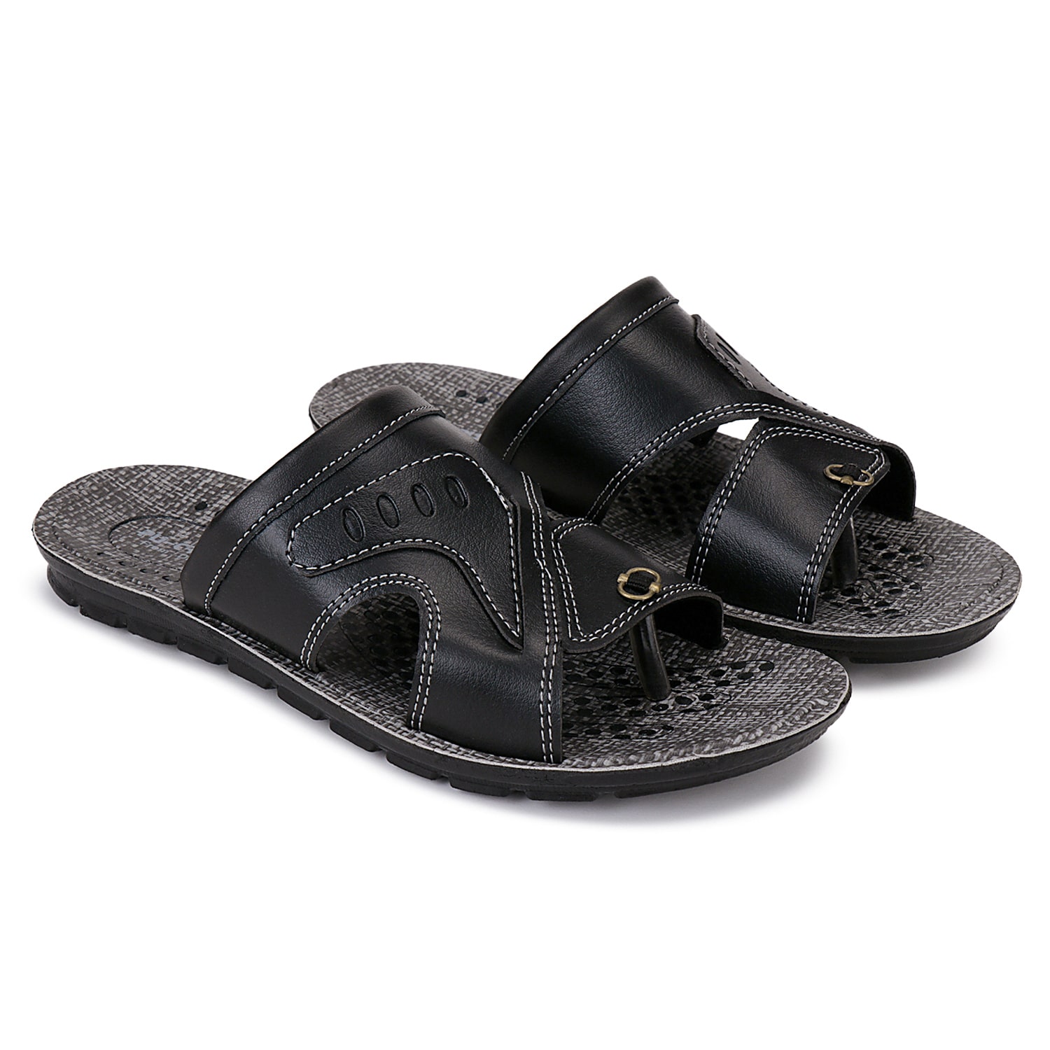 

Kinax Men s Black Outdoor Slippers