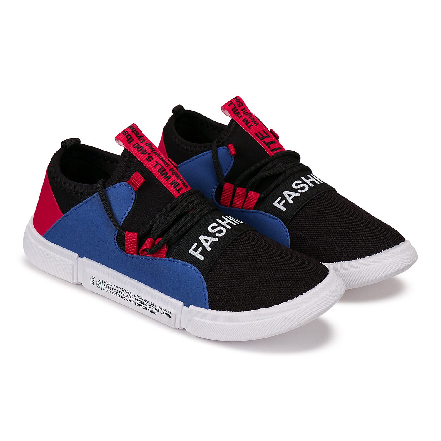 

KINAX Men sports shoes Running Shoes ( Black Grey )