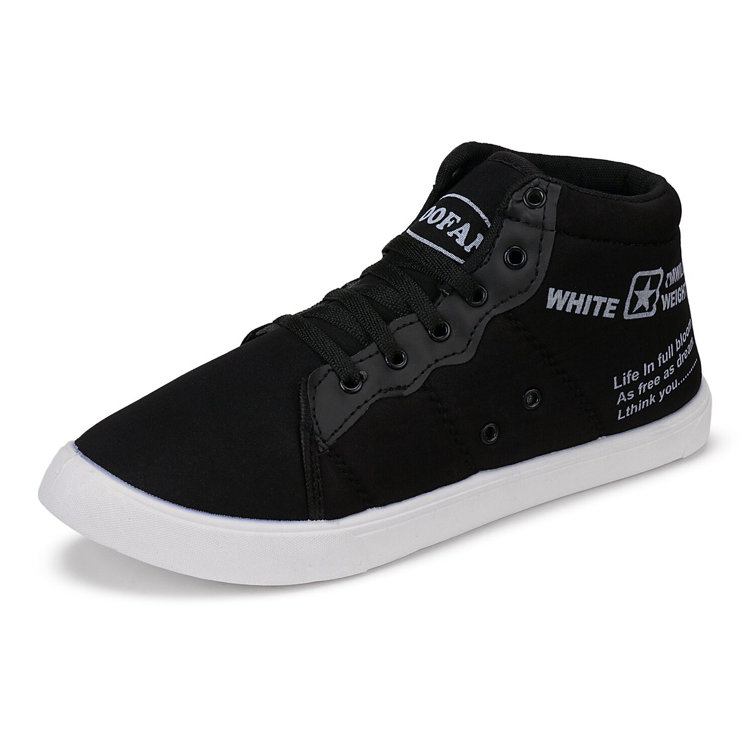 

KINAX Men sports shoes Running Shoes ( Black )
