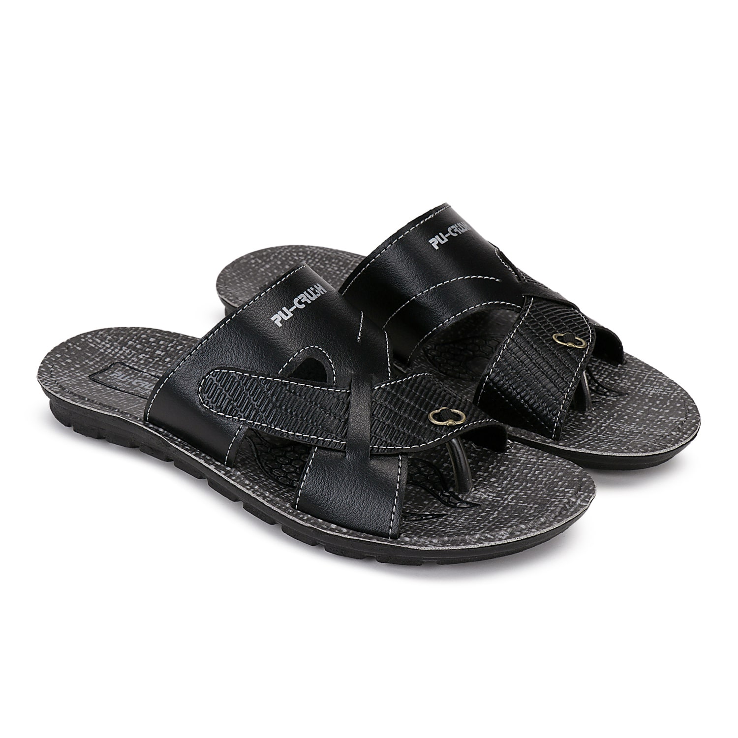 

Kinax Men s Black Outdoor Slippers
