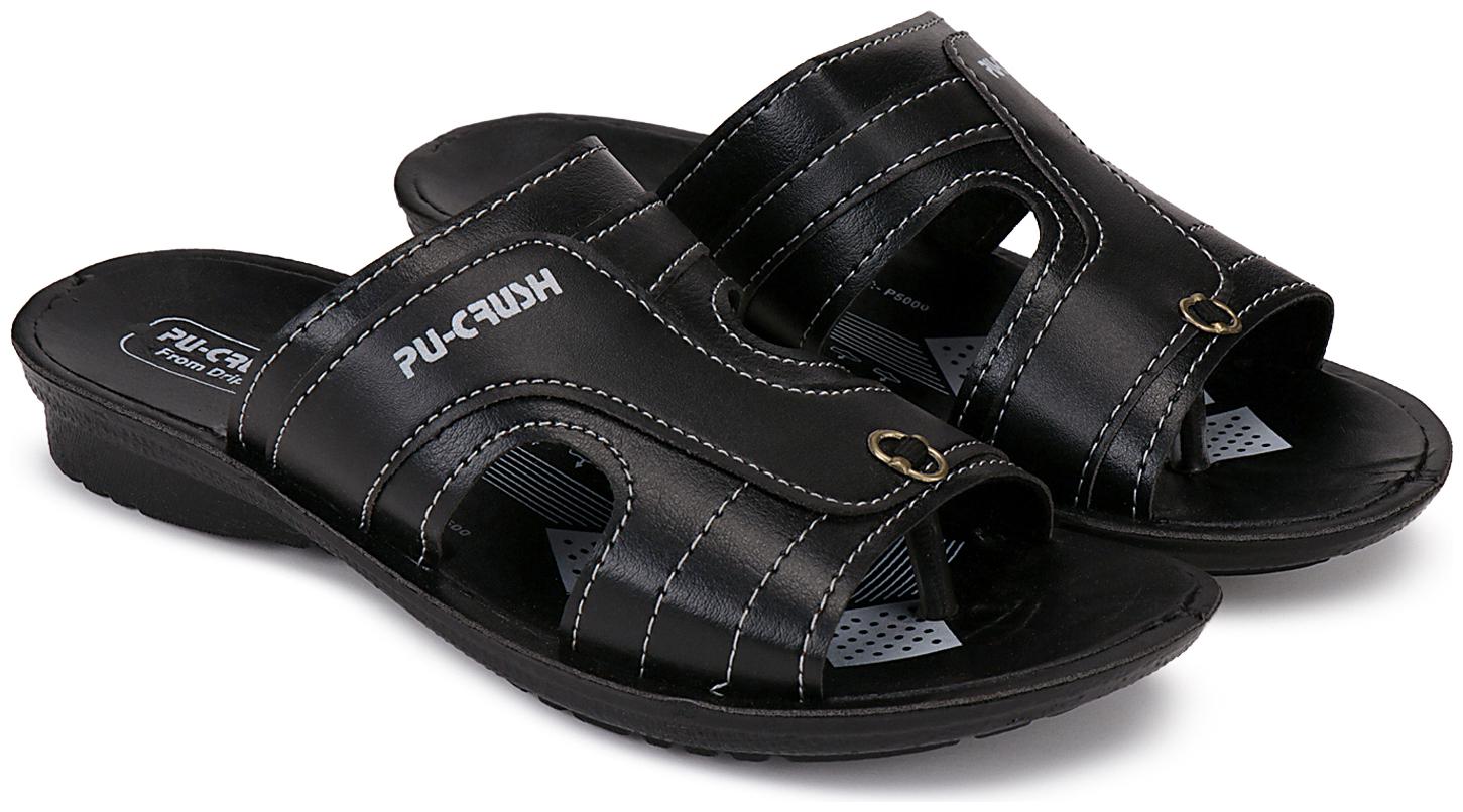 

Kinax Men s Black Slippers