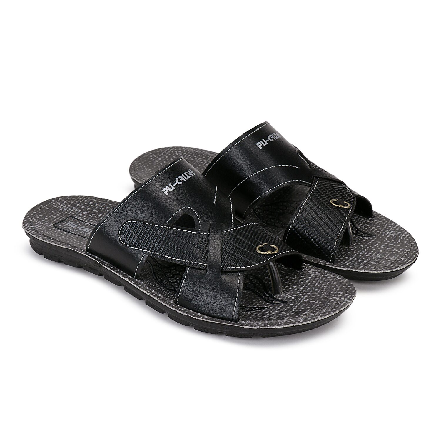 

Kinax Men s Black Outdoor Slippers