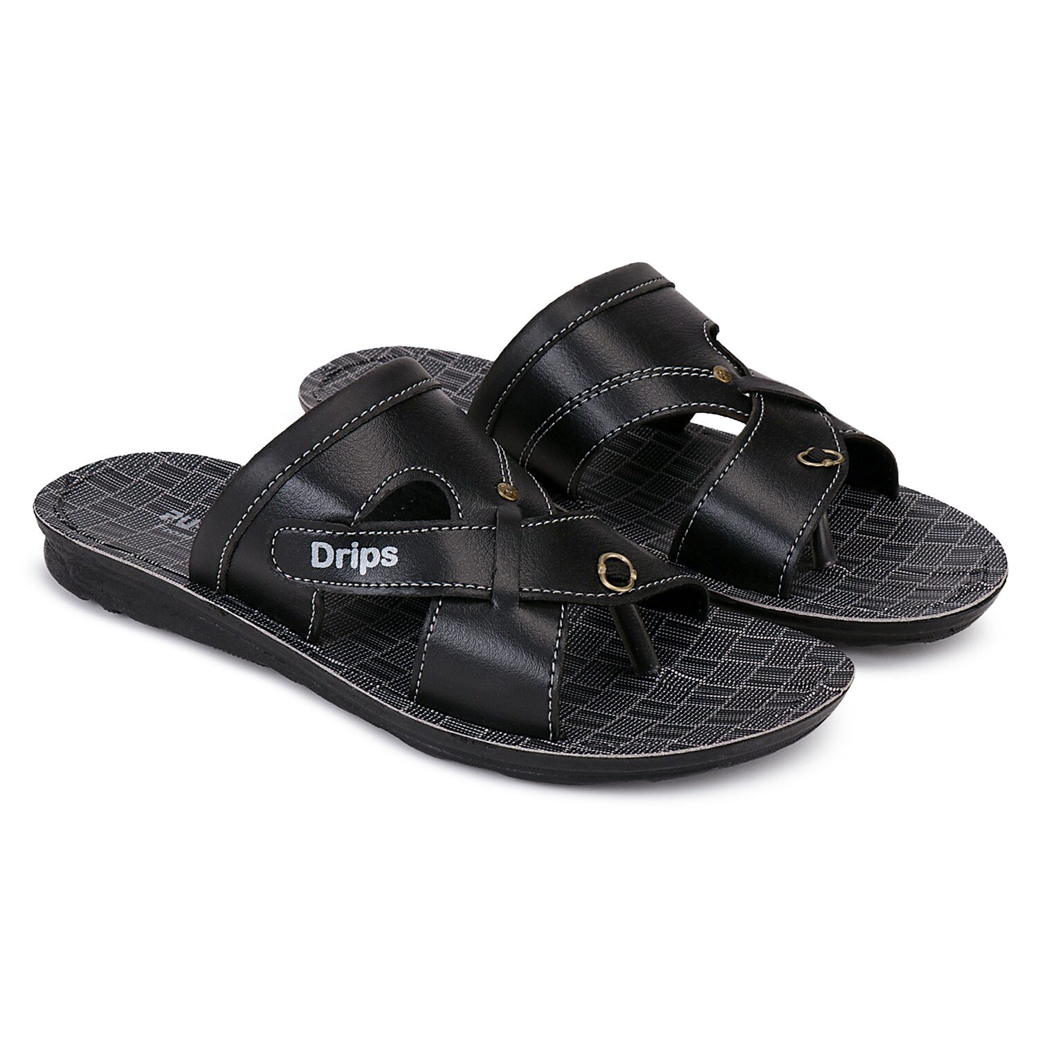

Kinax Men s Black Outdoor Slippers