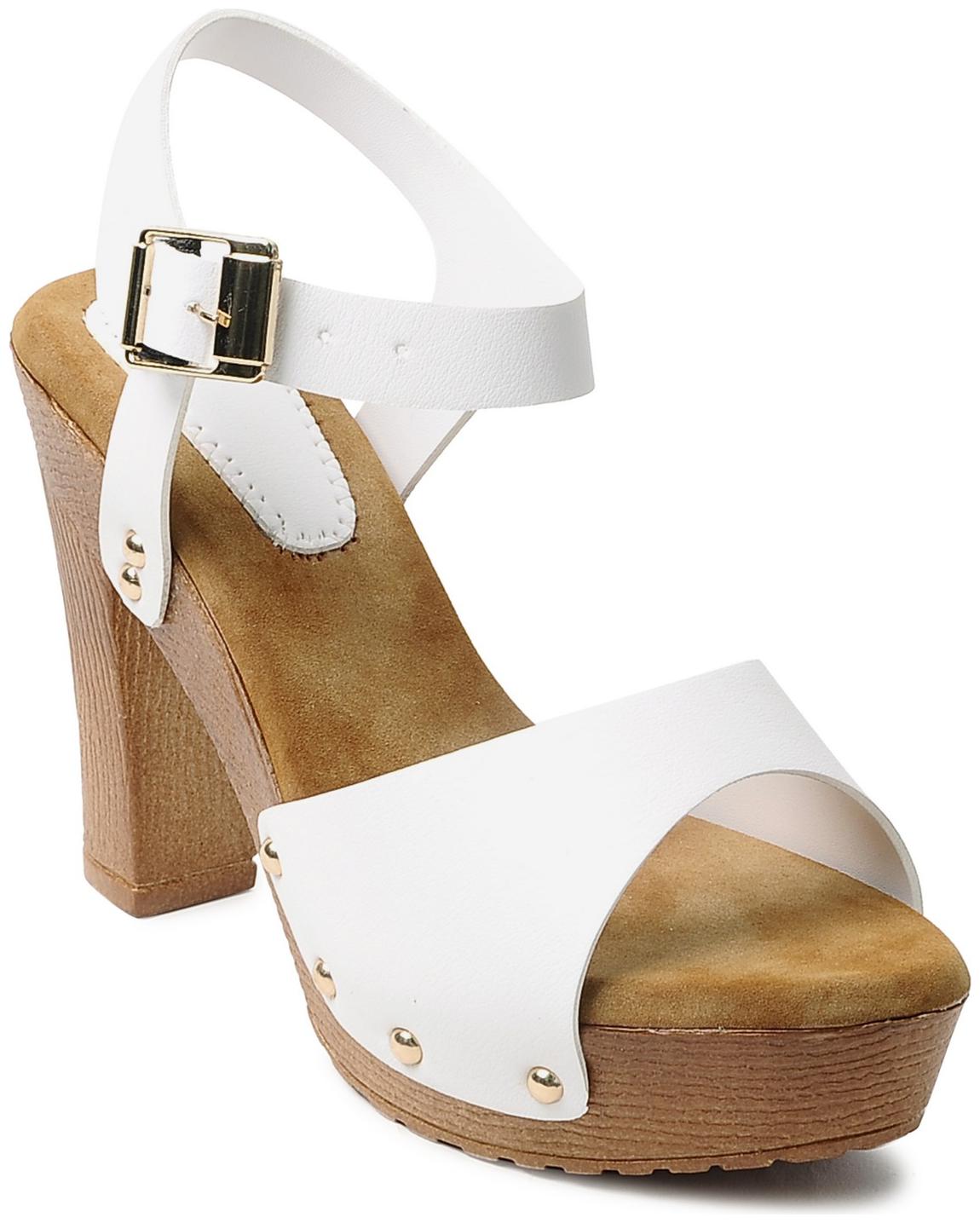 

Klaur Melbourne Women White Heeled Sandals