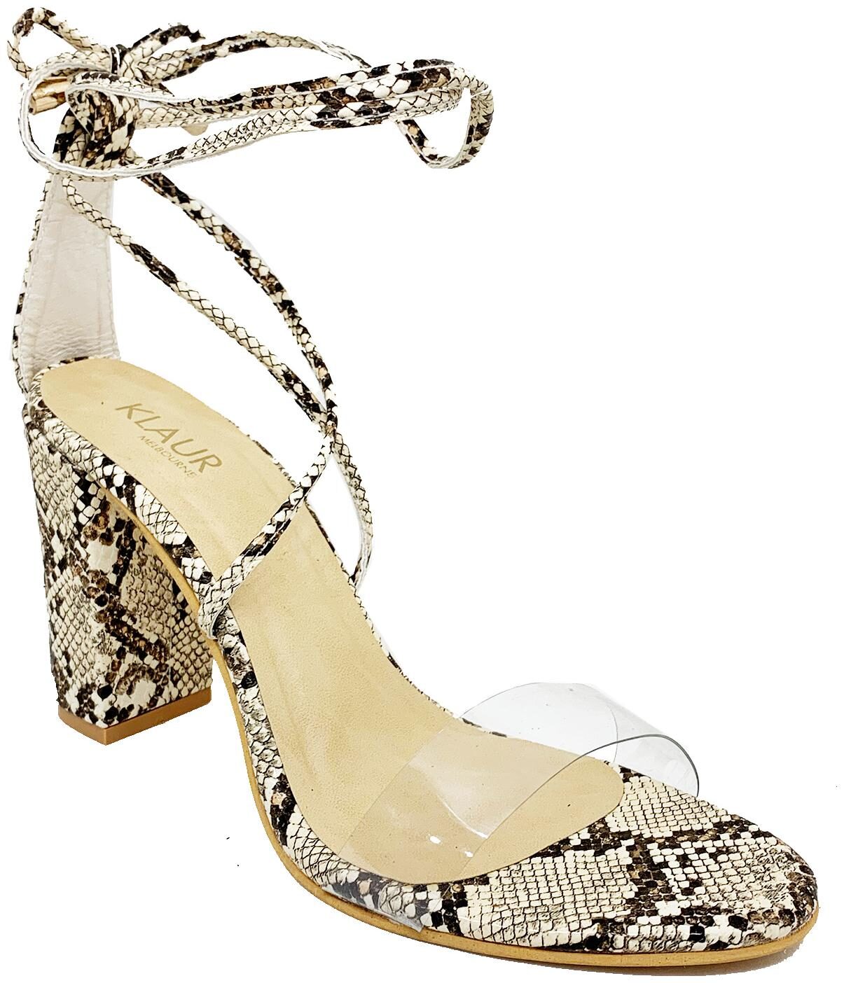 

Klaur Melbourne Synthetic White Woven Patterned Pump Heels For Women