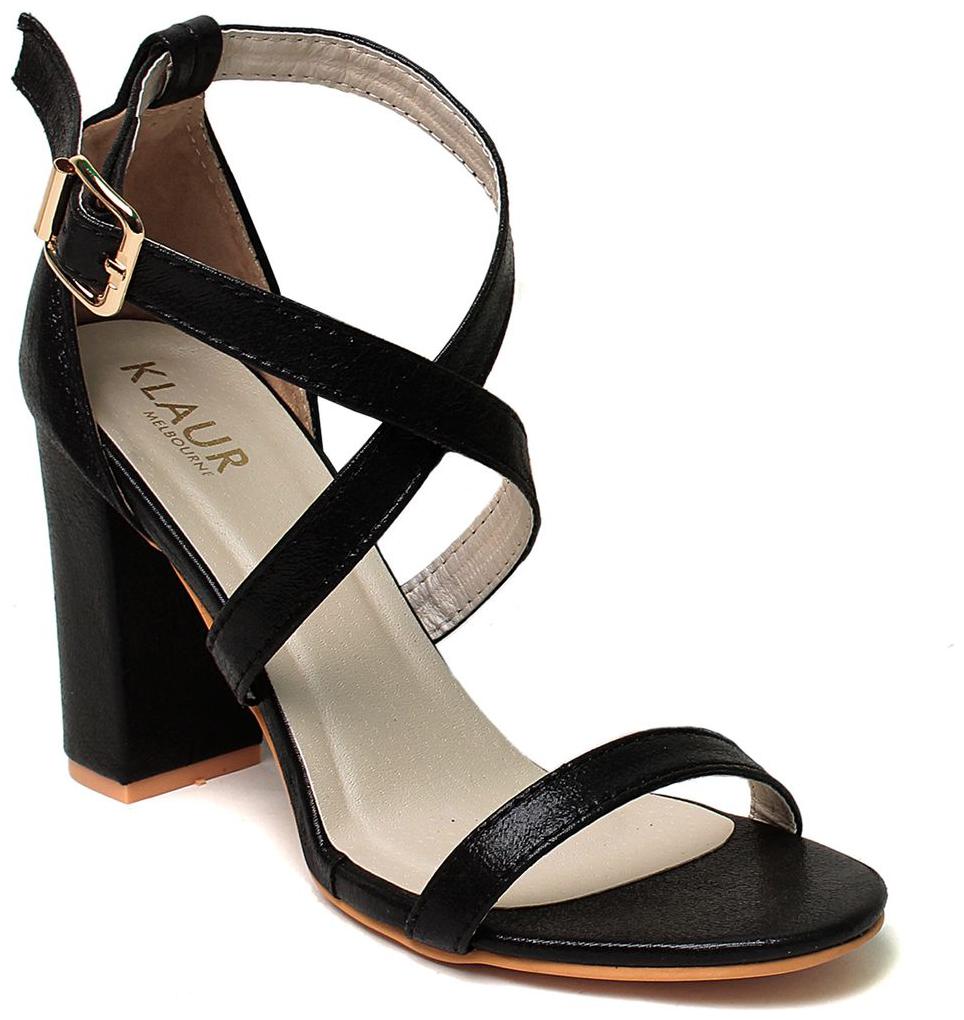 

Klaur Melbourne Women Black Heeled Sandals