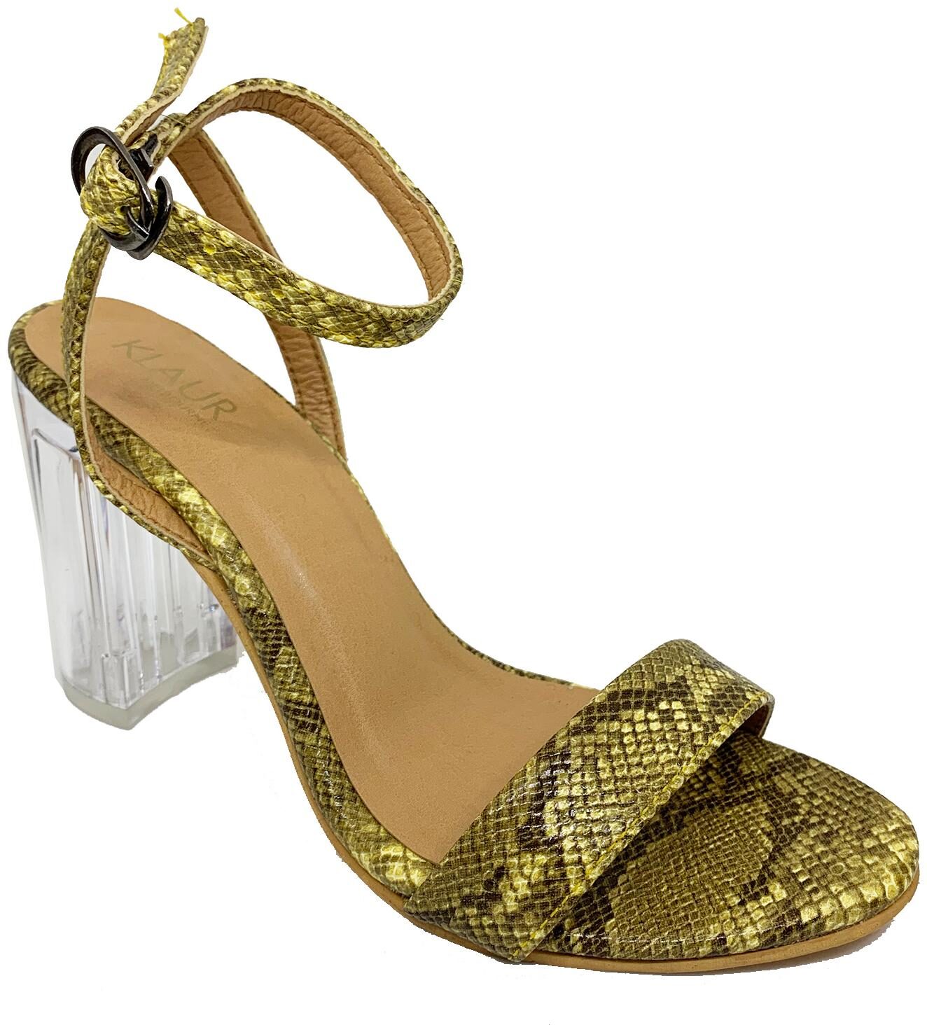 

Klaur Melbourne Synthetic Green Woven Patterned Pump Heels For Women