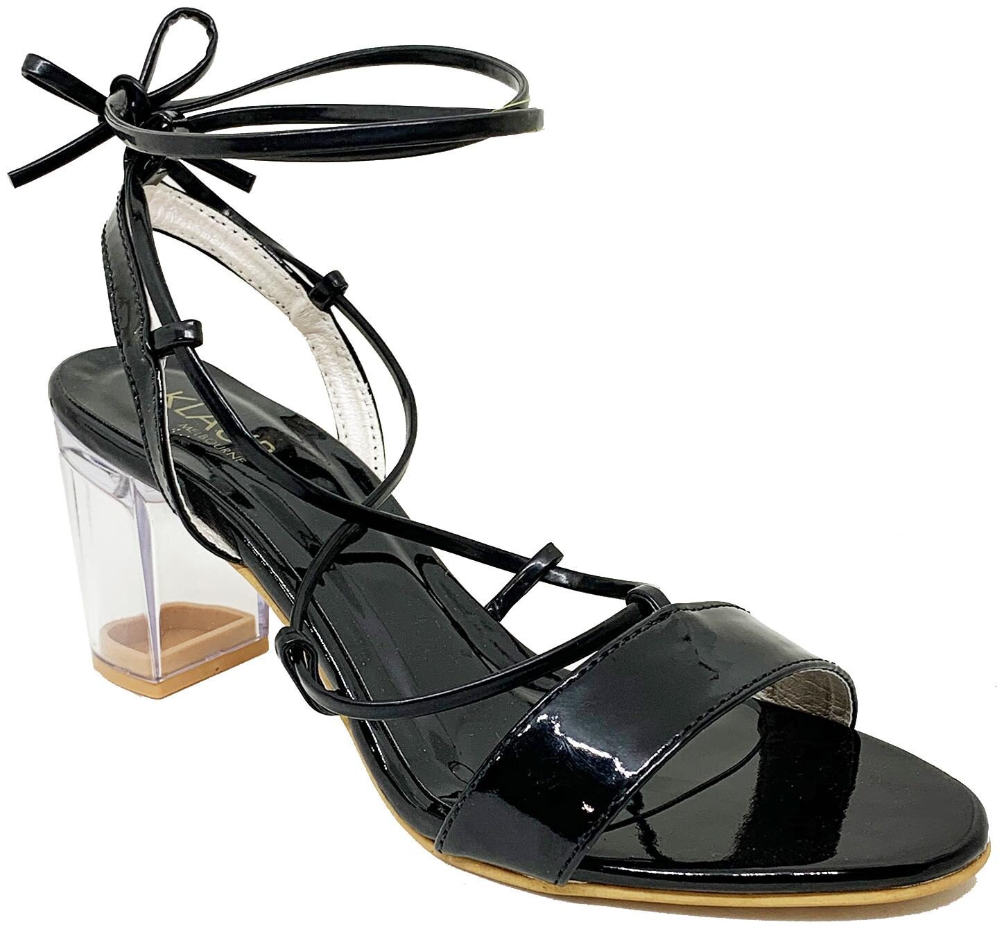 

Klaur Melbourne Synthetic Black Solid Patterned Pump Heels For Women