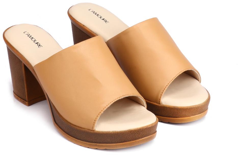 

L AMOURE Women Beige Pumps