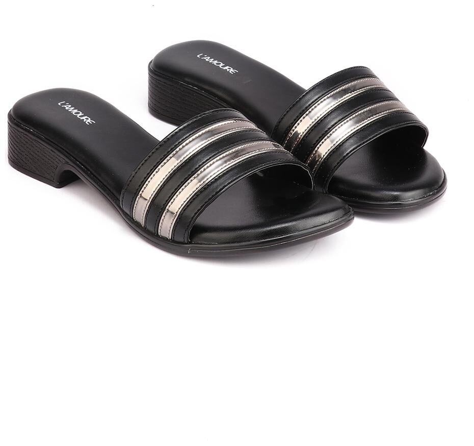 

L AMOURE Women Black Pumps