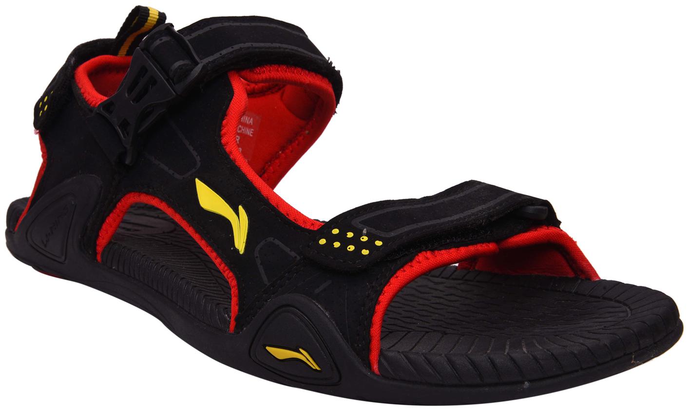 

L i-ning Mens fashion Sandal Anchor Black Red colour
