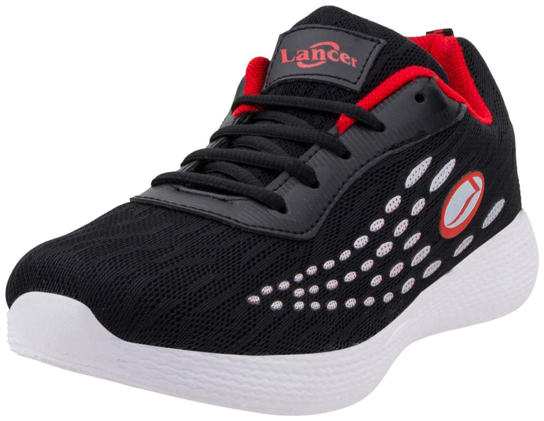

Lancer Men ACTIVE-39BLK-RED Running Shoes ( Black )