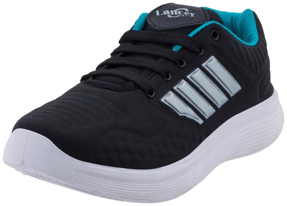 

Lancer Men AIR-1BLK-SGRN Running Shoes ( Black )