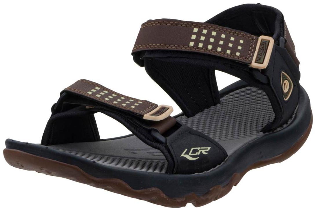 

Lancer Men s Black Velcro Sandals Lotus-5