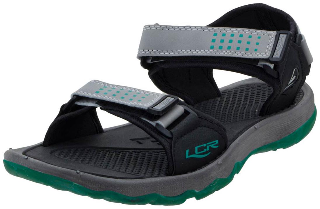 

Lancer Men s Black Velcro Sandals Lotus-5