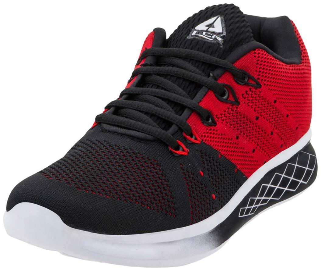 

Lancer Men ROCKER-2BLK-RED Running Shoes ( Black )